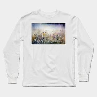 Watercolour Flower Field Long Sleeve T-Shirt